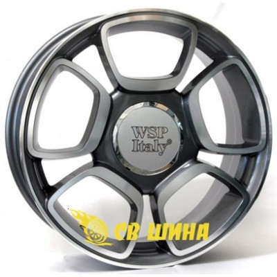 Диски WSP Italy Fiat (W157) Forio 7x17 4x100 ET37 DIA56,6 (anthracite polished)